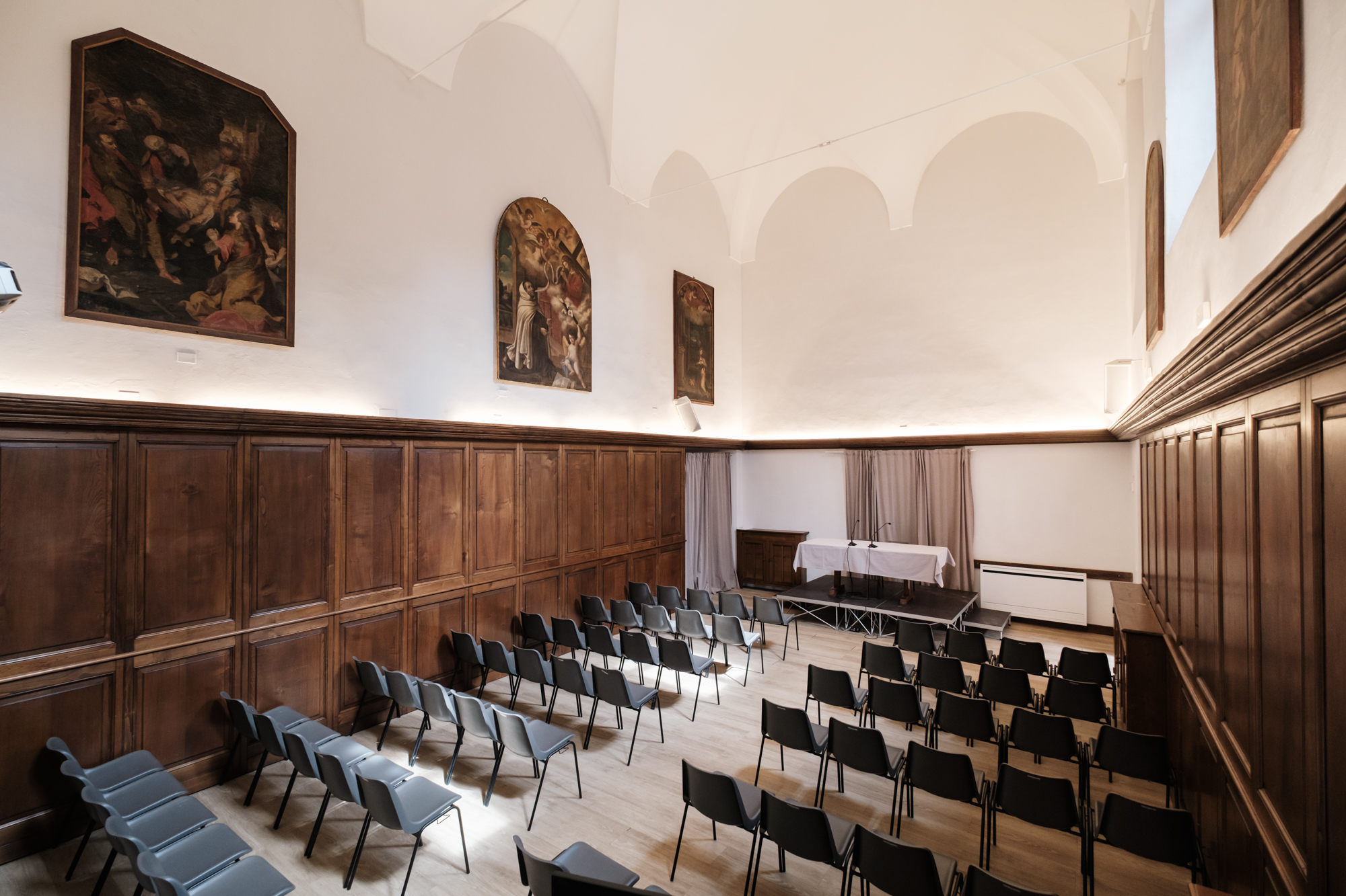 Auditorium del collegio di merito Santa Teresa per 
studenti universitari  