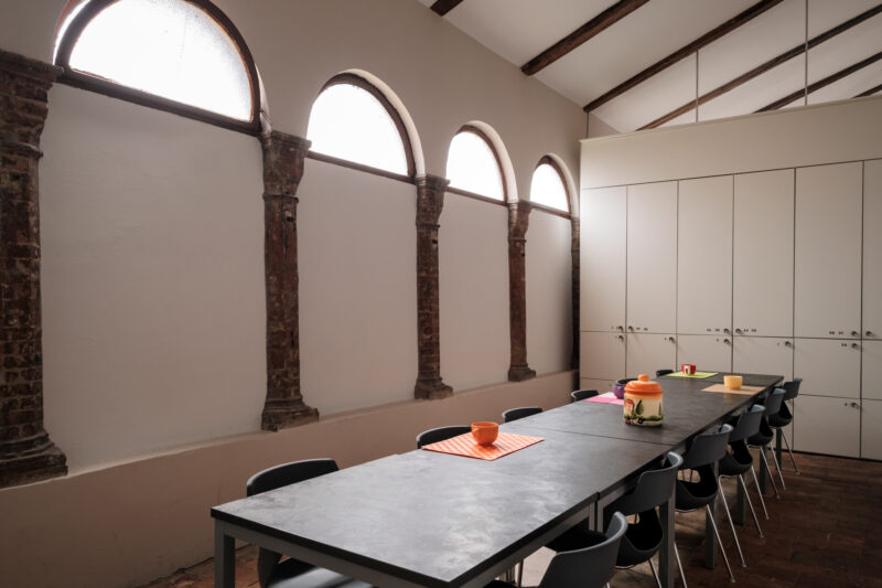 Sala da pranzo del collegio di merito Santa Teresa per 
studenti universitari  