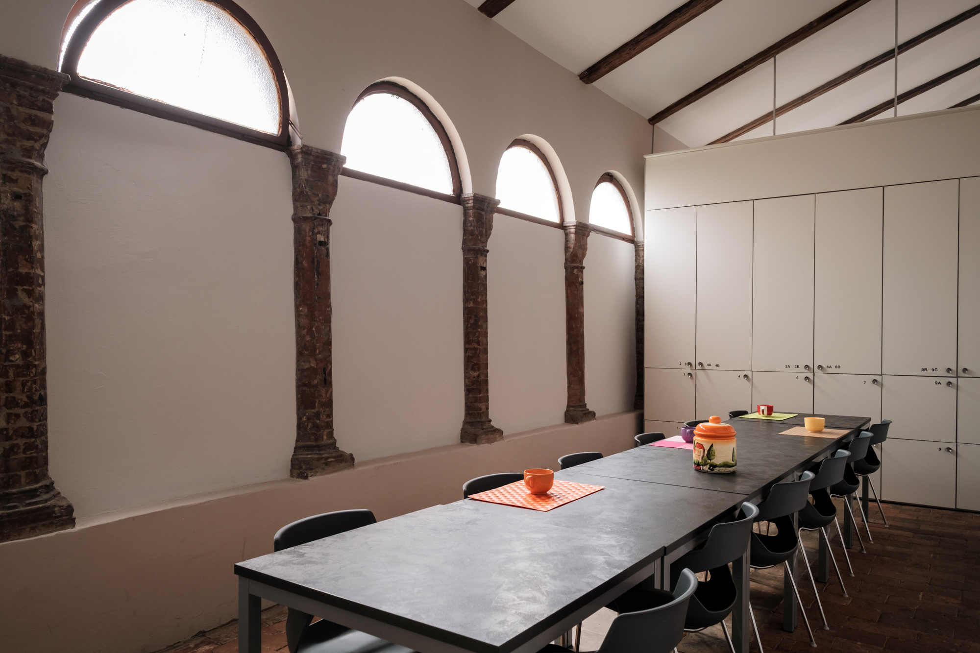 Sala da pranzo del collegio di merito Santa Teresa per 
studenti universitari  