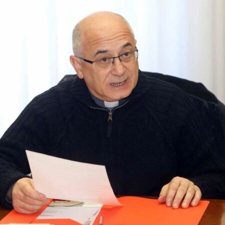 Foto di Don Massimo Manservigi ospite del FEFANT 2026
