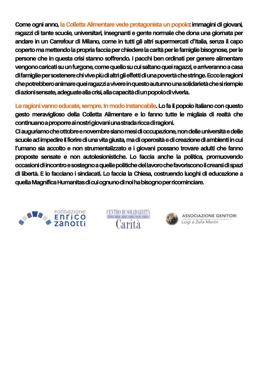 Lettera riguardo ai fatti accaduti in questi giorni pagina 2( Proteste studenti Milano Ottobre 2026)