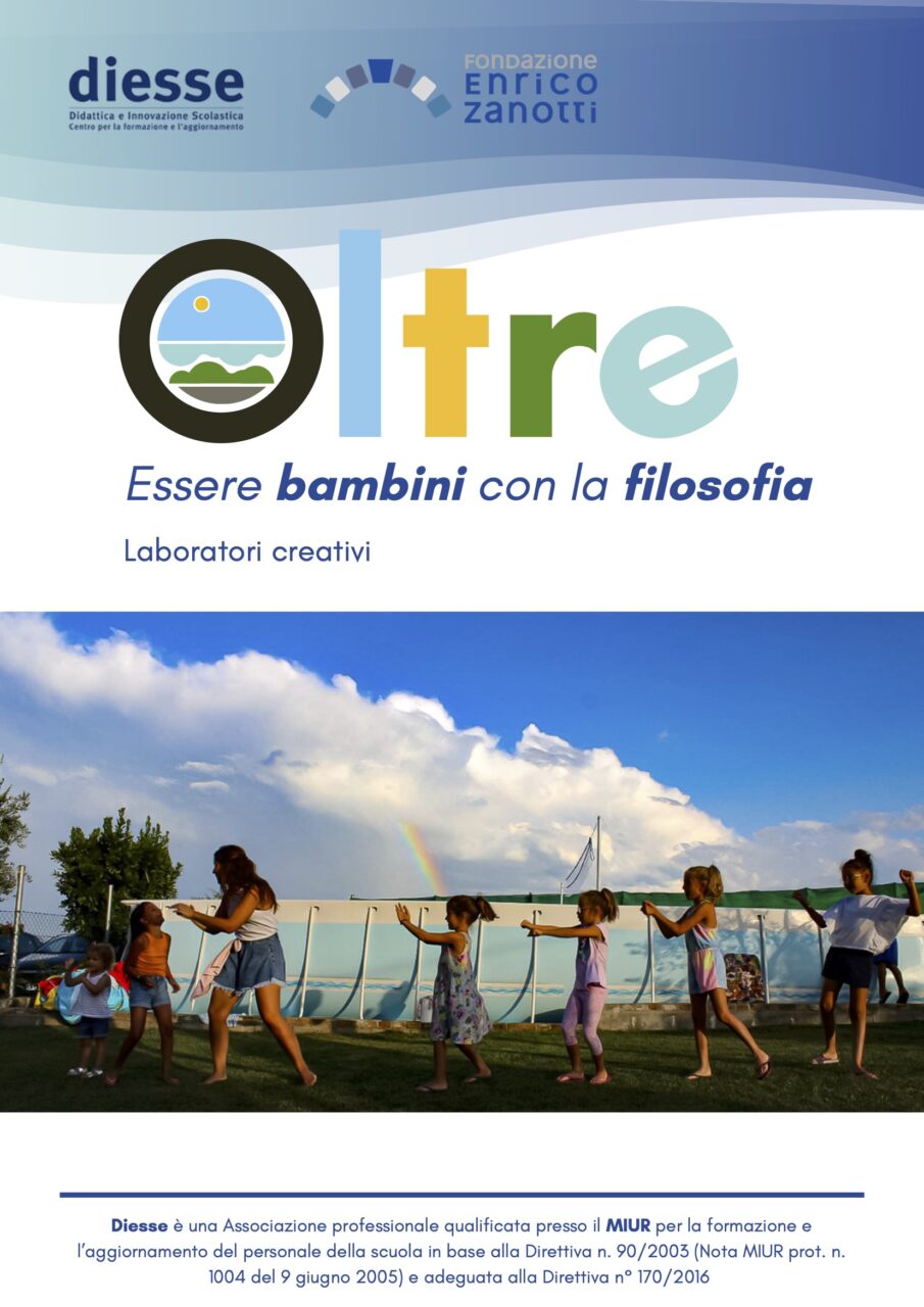 Volantino Progetto educativo- laboratoriale "Oltre - Essere Bambini con la filosofia"