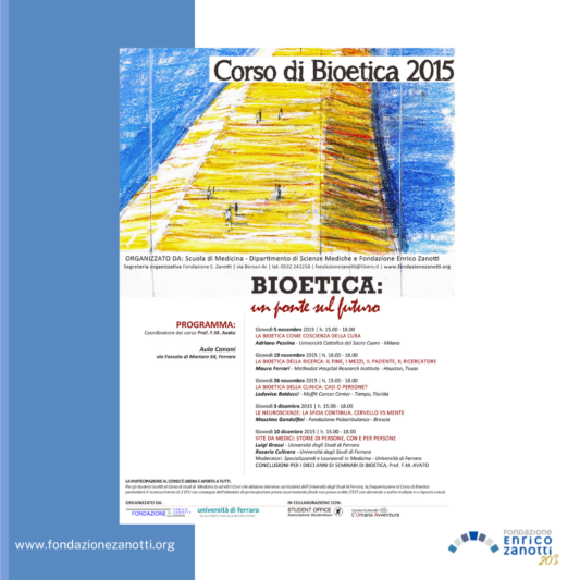 Corso di Bioetica 2015/2016