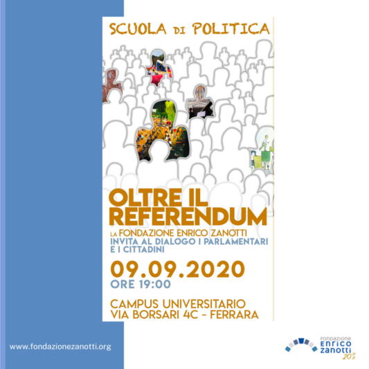 Scuola di Politica  OLTRE IL REFERENDUM – 09-09.2020