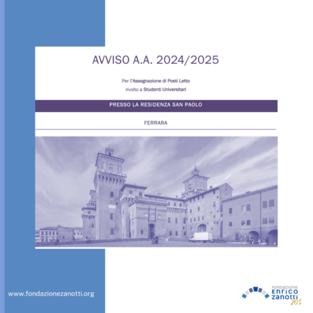 AVVISO a.a. 2024/25  – Residenza San Paolo Ferrara