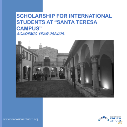 Borsa di Studio per Studenti Stranieri // Scholarship for International Students – Campus Santa Teresa a.a. 2024- 2025